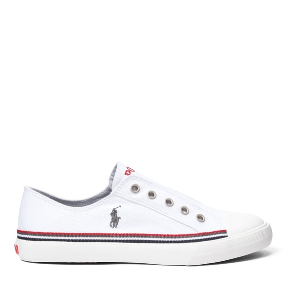 boys canvas slip on shoes